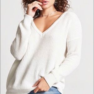 White Knit Sweater SOLD